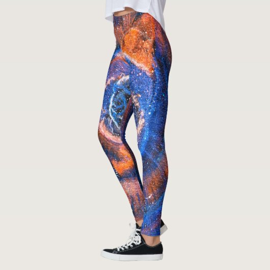 Cat's Eye Nebula gedurfde kleurrijke leggings (Links)