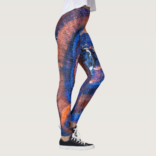 Cat's Eye Nebula gedurfde kleurrijke leggings (Rechts)