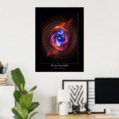 Cats Eye Nebula - groeiende rode reus Poster (Thuiskantoor)