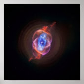 Cat's Eye Nebula - Hubble / Chandra Poster (Voorkant)