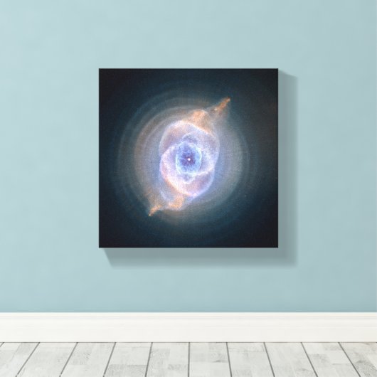 Cat's Eye Nebula Hubble NASA Canvas Afdruk (Insitu (Houten vloer))