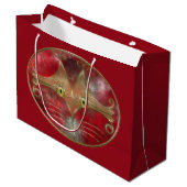 Cat's Eyes Gift Bag Groot Cadeauzakje (Voorkant Gekanteld)