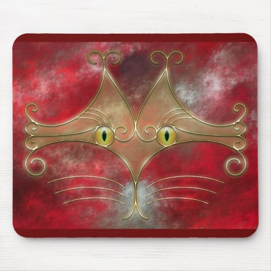 Cat's-Eyes Mousepad Muismat (Voorkant)