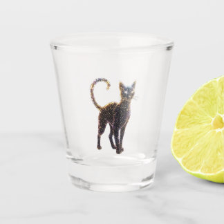 Cats Eyes shot glass Glas