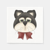 Cats Face Paper Napkins Servet (Voorkant)