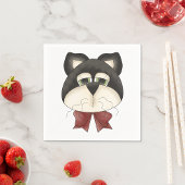 Cats Face Paper Napkins Servet