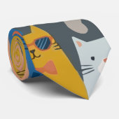 CATS FAMILY STROPDAS (Opgerold)