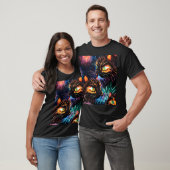 Cats Fireworks-Show T-shirt (Unisex)