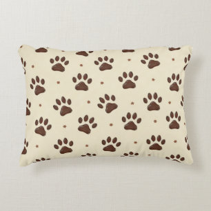 Cat's Foot Stamp Pillow Accent Kussen