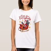 Cats For Everybody Cat Christmas Ugly Christmas Lo T-shirt (Voorkant)