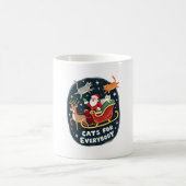 Cats For Everybody Christmas Cat Funny Xmas Women Koffiemok (Center)