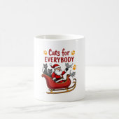 Cats For Everybody Christmas Cat Funny Xmas Women  Koffiemok (Center)