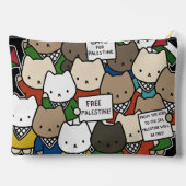 Cats for Palestine – Kawaii Cats for Justice Etui (Achterkant)
