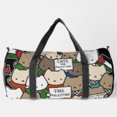 Cats for Palestine – Kawaii Cats for Justice Plunjezak (Achterkant)