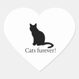 Cats furever sticker