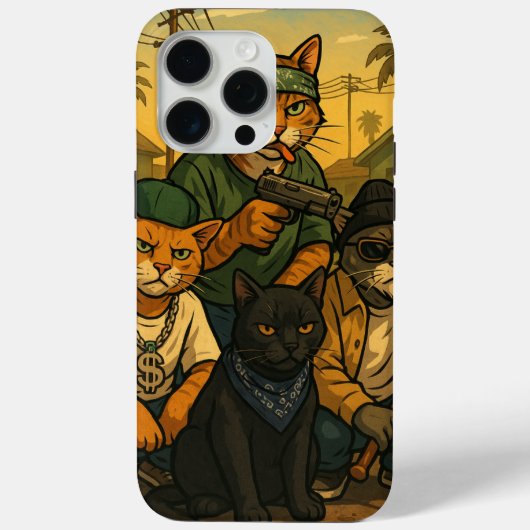 Cats Gang in Grove St Case-Mate iPhone Case (Achterkant)