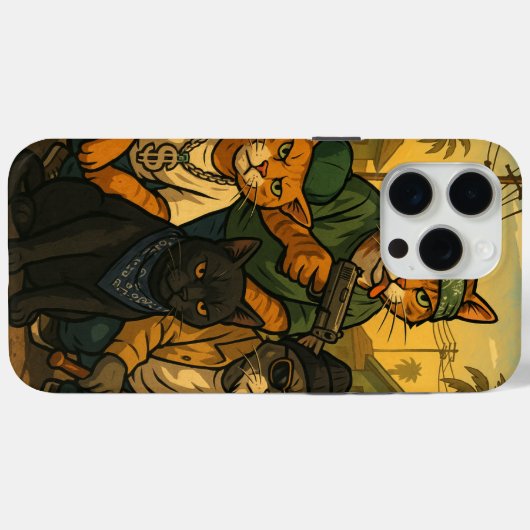 Cats Gang in Grove St Case-Mate iPhone Case (Achterkant (horizontaal))