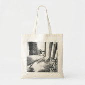 Cat's gaze-BW Tote Bag (Voorkant)