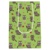 Cats Gift Bag Medium Cadeauzakje (Achterkant)