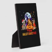 Cats Happy Hanksmas Halloween Thanksgiving C Fotoplaat (Zijkant)