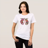 Cats Hearts Tri-Blend Shirt (Voorkant volledig)