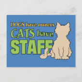 CATS HEBBEN BRIEFKAART VAN PERSONEEL (Voorkant)