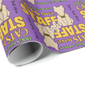 CATS HEBBEN PERSONEEL, aangepast verpakkingspapier Cadeaupapier (Rol Hoek)