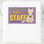 CATS HEBBEN stickers VOOR PERSONEELSLEDEN (Tas)