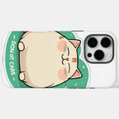 Cat's, het kan me niet schelen Case-Mate iPhone case (Achterkant (horizontaal))