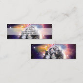 Cats Illuminatis en pizza Mini Visitekaartje (Voorkant / Achterkant)