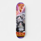 Cats Illuminatis en pizza Persoonlijk Skateboard (Voorkant)