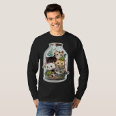 Cats In Bottle T-shirt (Voorkant volledig)