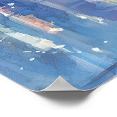 Cats in Paris Twilight – Watercolor Romance Poster (Hoek)