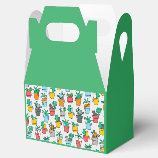 Cats in the flowerpots bedankdoosjes (Geopend)