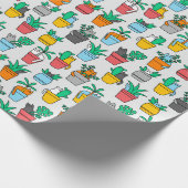 Cats in the flowerpots cadeaupapier (Hoek)