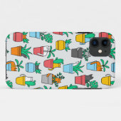 Cats in the flowerpots Case-Mate iPhone case (Achterkant (horizontaal))