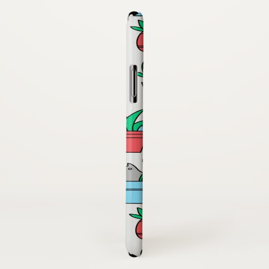 Cats in the flowerpots Case-Mate iPhone case (Achterkant / rechts)
