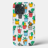 Cats in the flowerpots Case-Mate iPhone case (Achterkant)