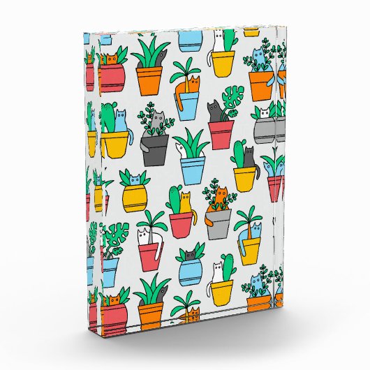 Cats in the flowerpots fotoblokken (Links)