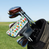 Cats in the flowerpots golfheadcover (Insitu)