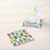 Cats in the flowerpots kartonnen onderzetters (Insitu)