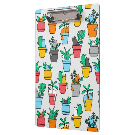 Cats in the flowerpots klembord (Links)