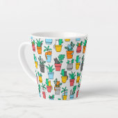 Cats in the flowerpots latte mok (Linkerhoek)