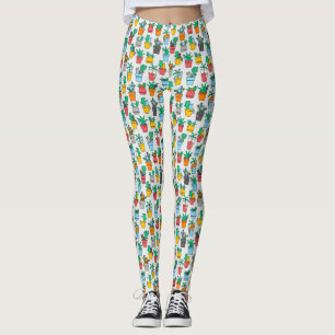 Cats in the flowerpots leggings