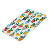 Cats in the flowerpots magneet (Linkerzijde)