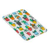 Cats in the flowerpots magneet (Rechterzijde)