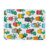 Cats in the flowerpots magneet (Horizontaal)