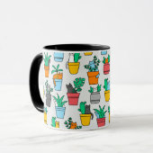 Cats in the flowerpots mok (Voorkant links)