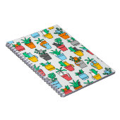 Cats in the flowerpots notitieboek (Rechterzijde)