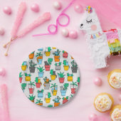 Cats in the flowerpots papieren bordje (Feest)